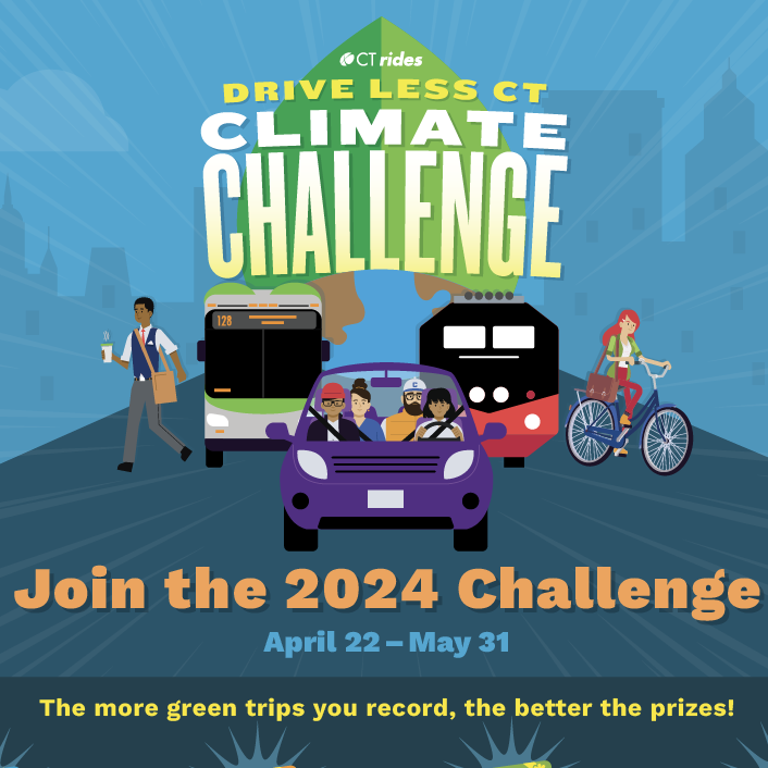 Join the 2024 Drive Less Challenge April 22 to May 21