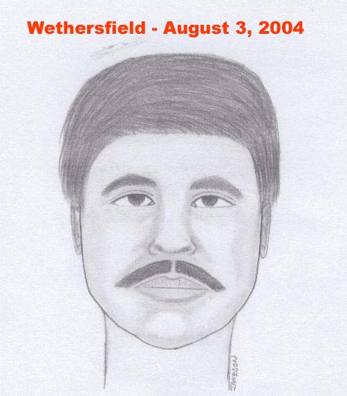 Artist's rendering of individual sought in sexual assaults that occurred in Wethersfield, Connecticut, and Winter Park, Florida