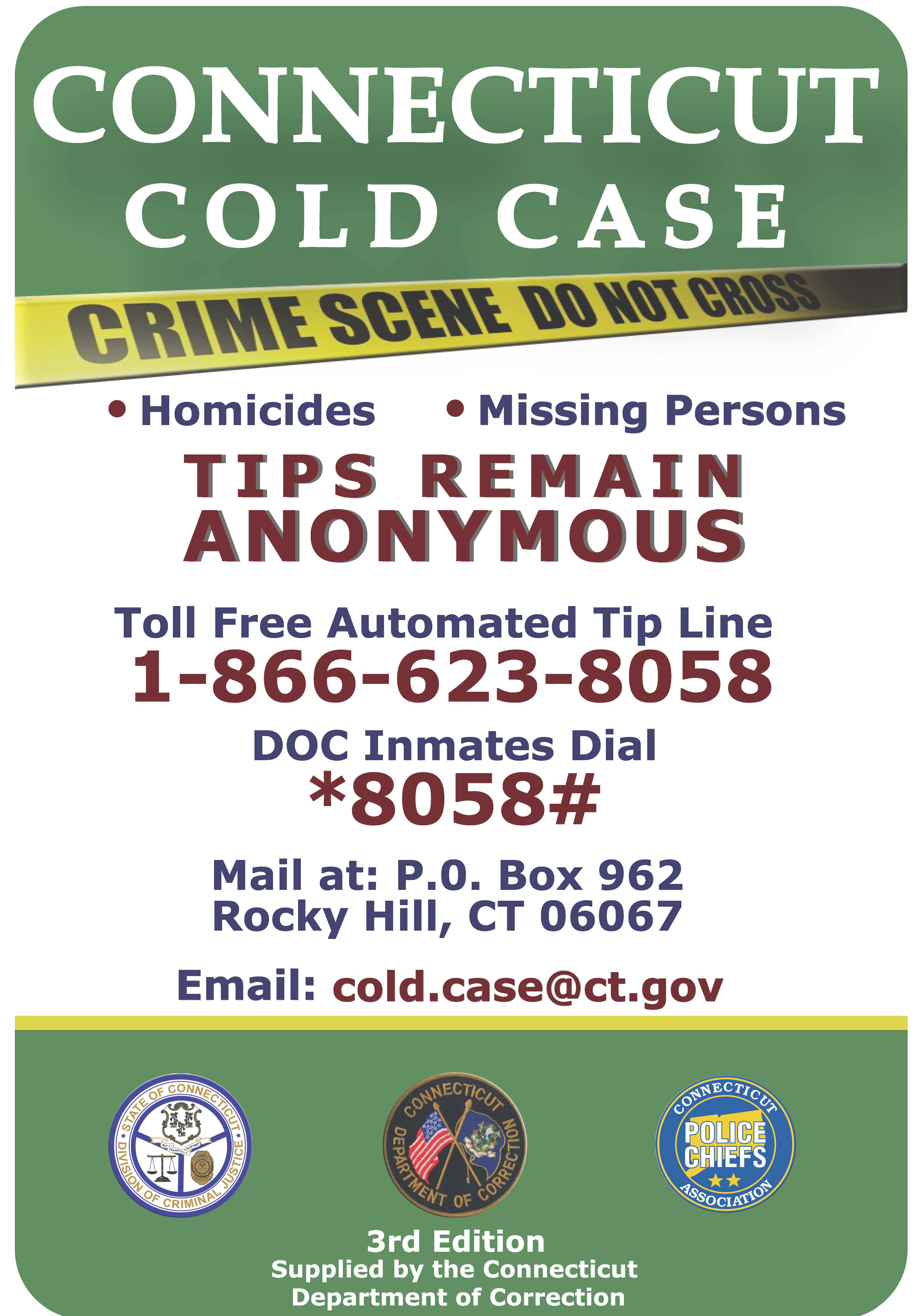 Follow this link to see the third edition of Cold Case Playing Cards.