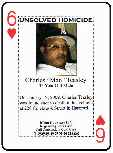 Charles Teasley was kidnapped and murdered in Hartford in January 2009.