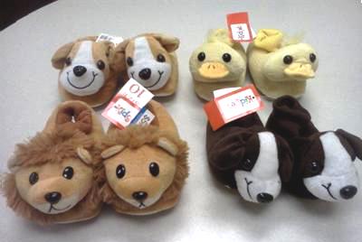 recalled animal slippers