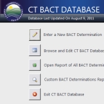CT BACT Database Screenshot