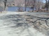 The turning area of the Candlewood Lake (Squantz Pond) boat launch.