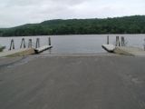 The ramp of the Haddam Meadows boat launch.