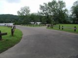 The turning area of the Haddam Meadows boat launch.