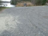 The turning area of the Ross Pond boat launch.