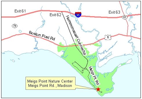 Map of Meigs Point Nature Center