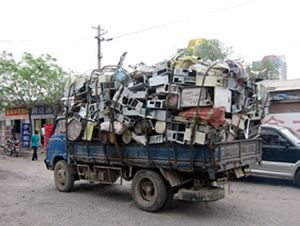 Truckfull of e-waste