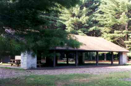 Pavilion at Peoples State Forest
