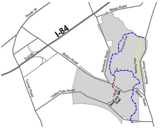 Map of Belding WMA location.