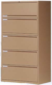 5-Drawer Lateral File Cabinets