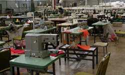 Clothing is manufactured both for agency use and for retail sale.