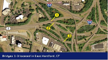 East Hartford Locus Map