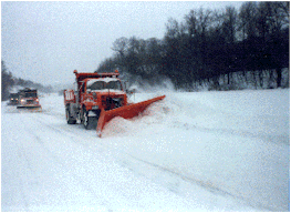 Snow plow on RT 2