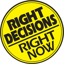 Right Decision Right Now logo