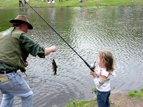 Image of Girl Fishing