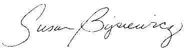 signature of Susan Bysiewicz
