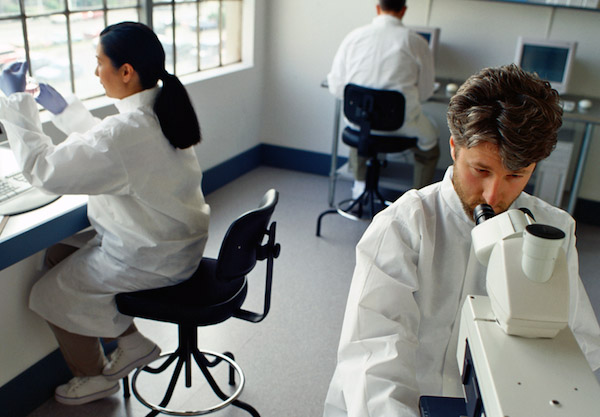 People in a lab