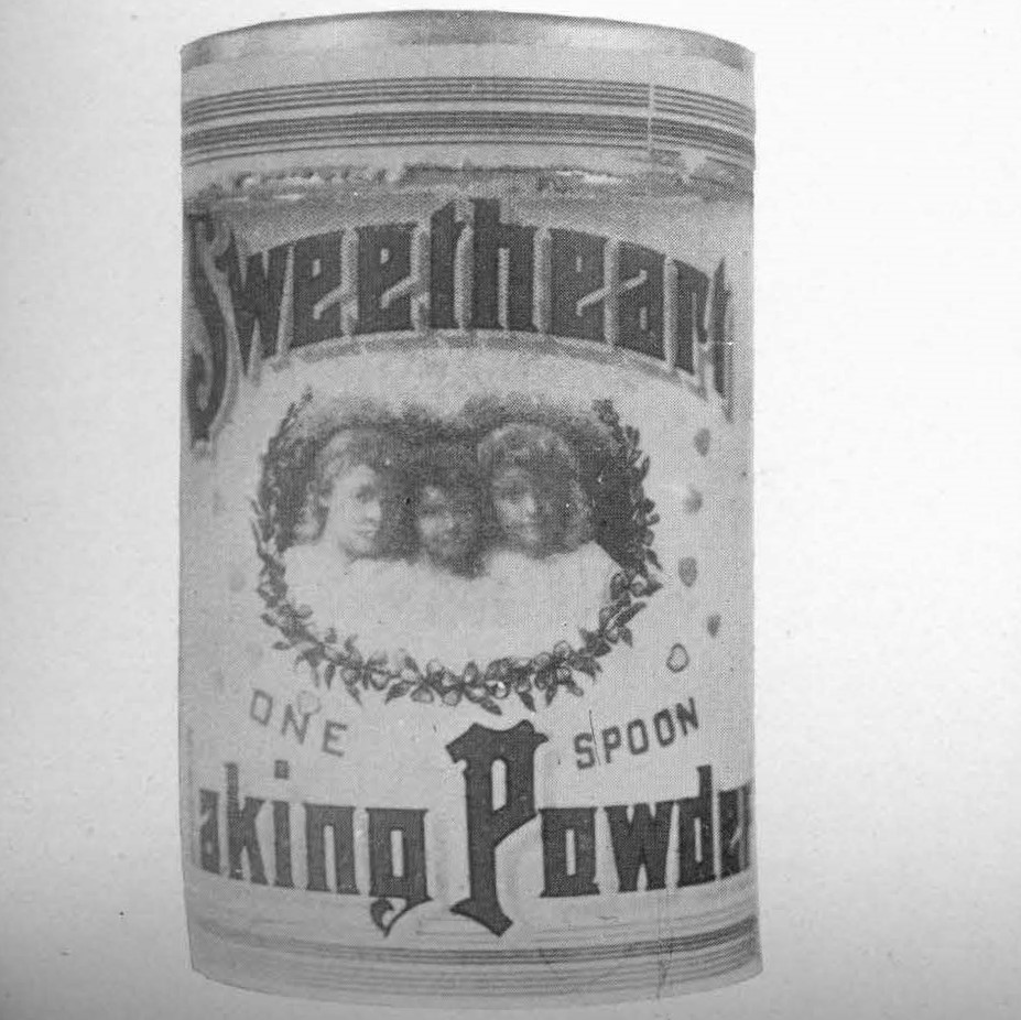 contaminated baking powder from 1900