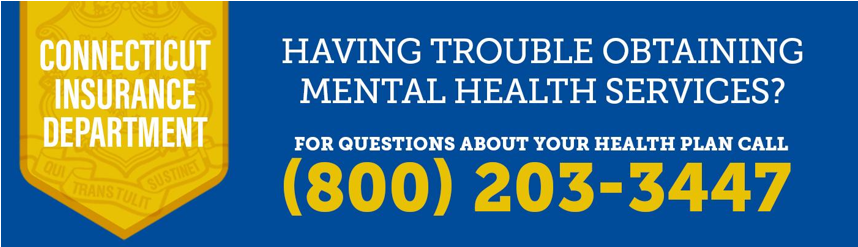 For Questions about mental health service call 800-203-3447