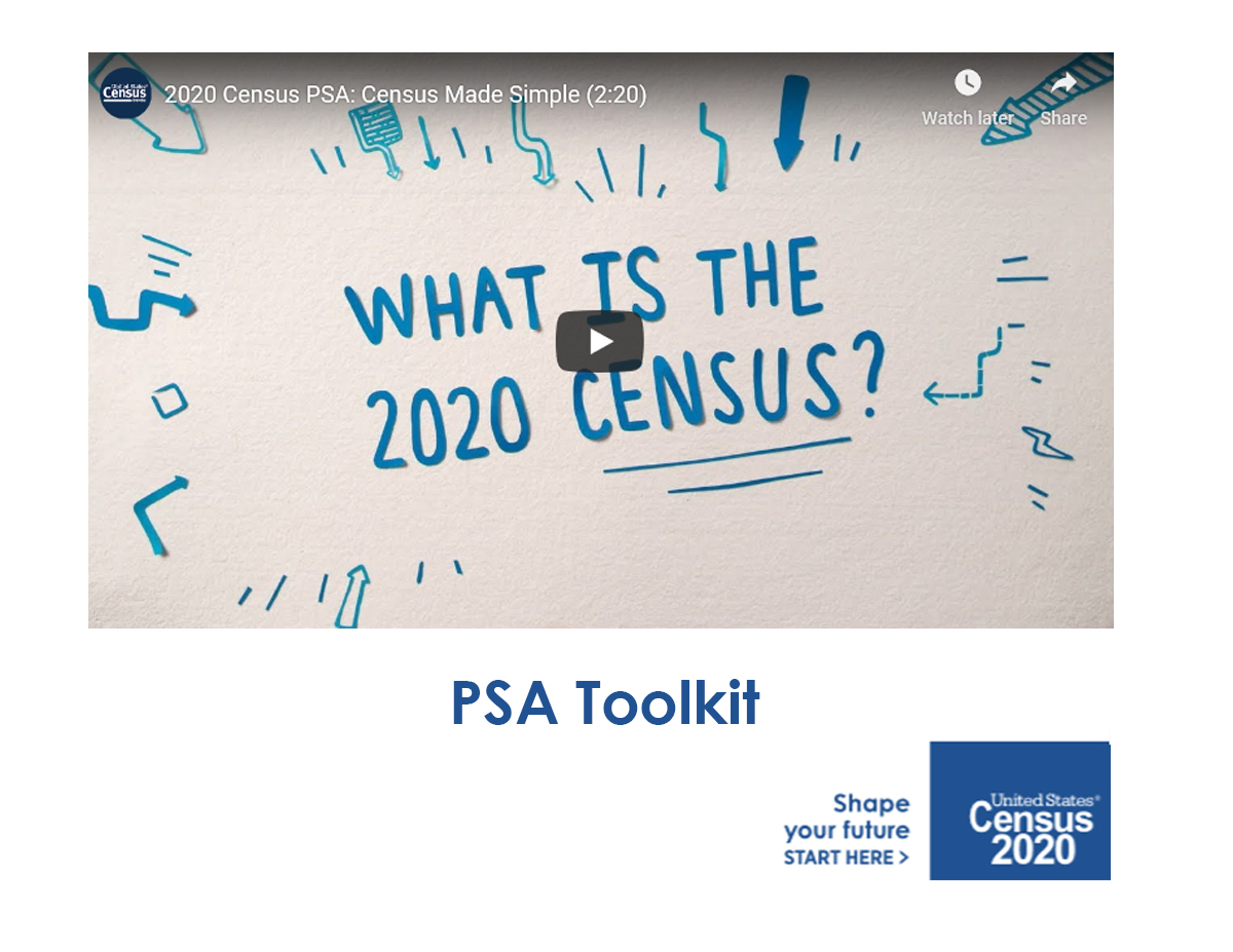 Census 2020 PSA Toolkit
