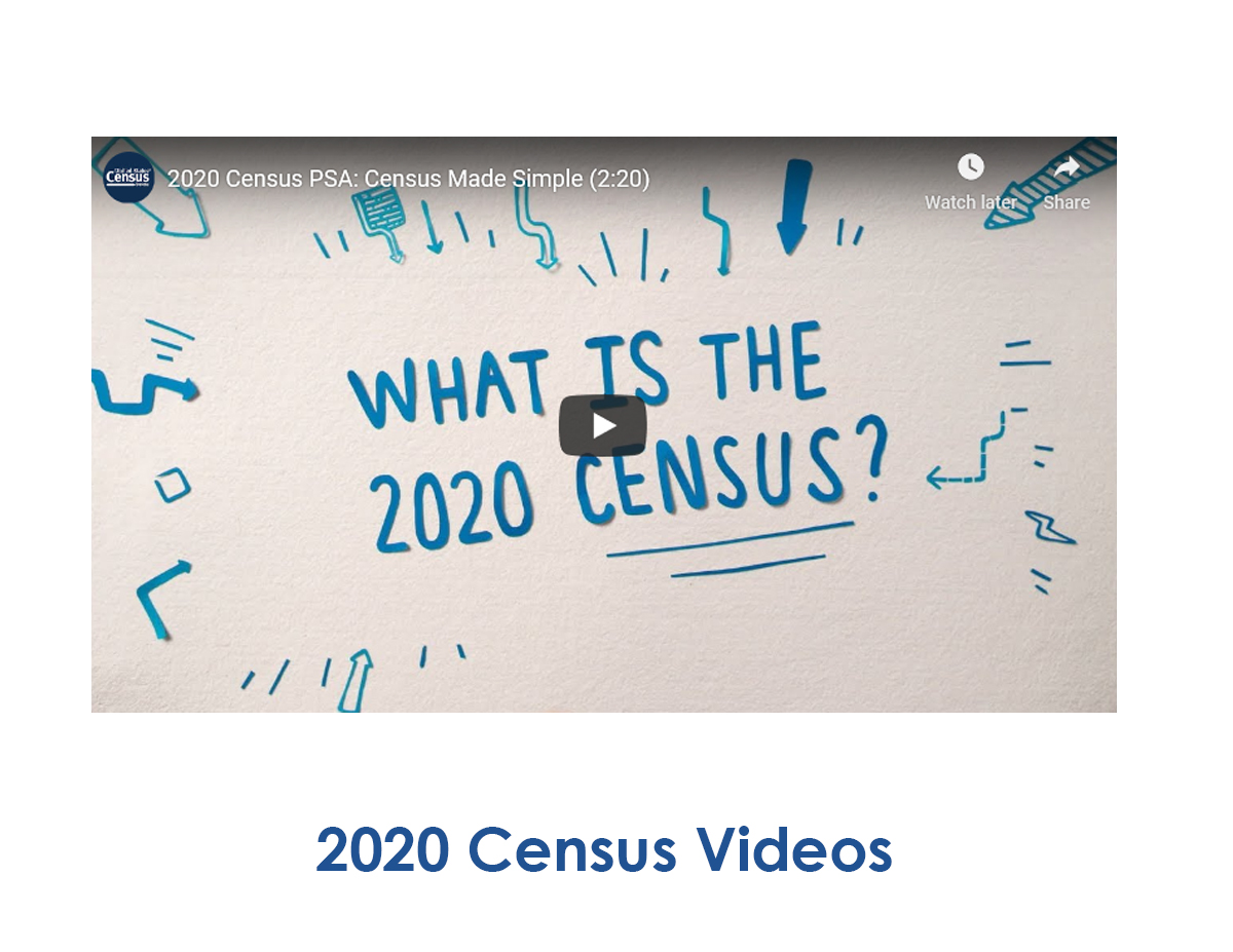 2020 Census YouTube Videos 