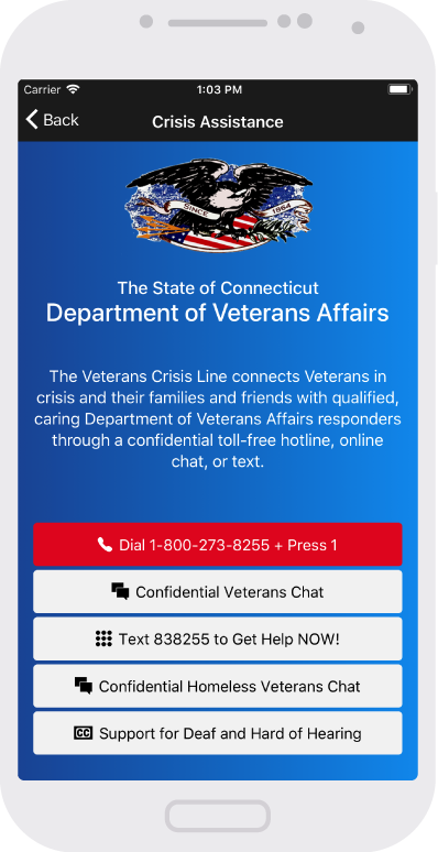 CTVeterans Mobile Application for ios and android