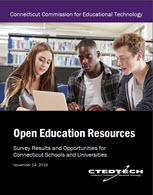 2019 CET Open Education Resources Report Cover