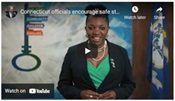 Screenshot of Commissioner Vannessa Dorantes in a YouTube video discussing the importance of safely storing adult substances