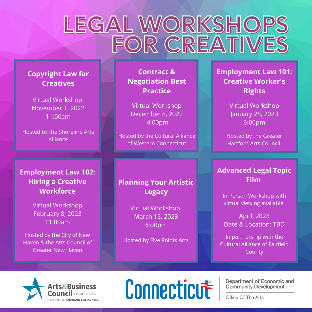 6 upcoming legal workshops