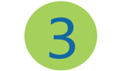 Circle with Number 3