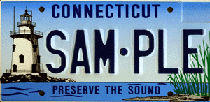 Sample Long Island Sound license plate