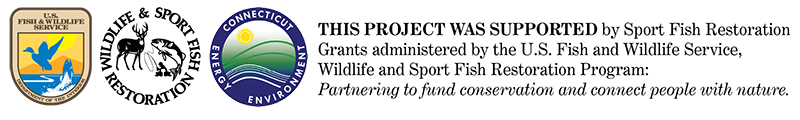 Standard tagline for Sport Fish Restoration grant funded projects.