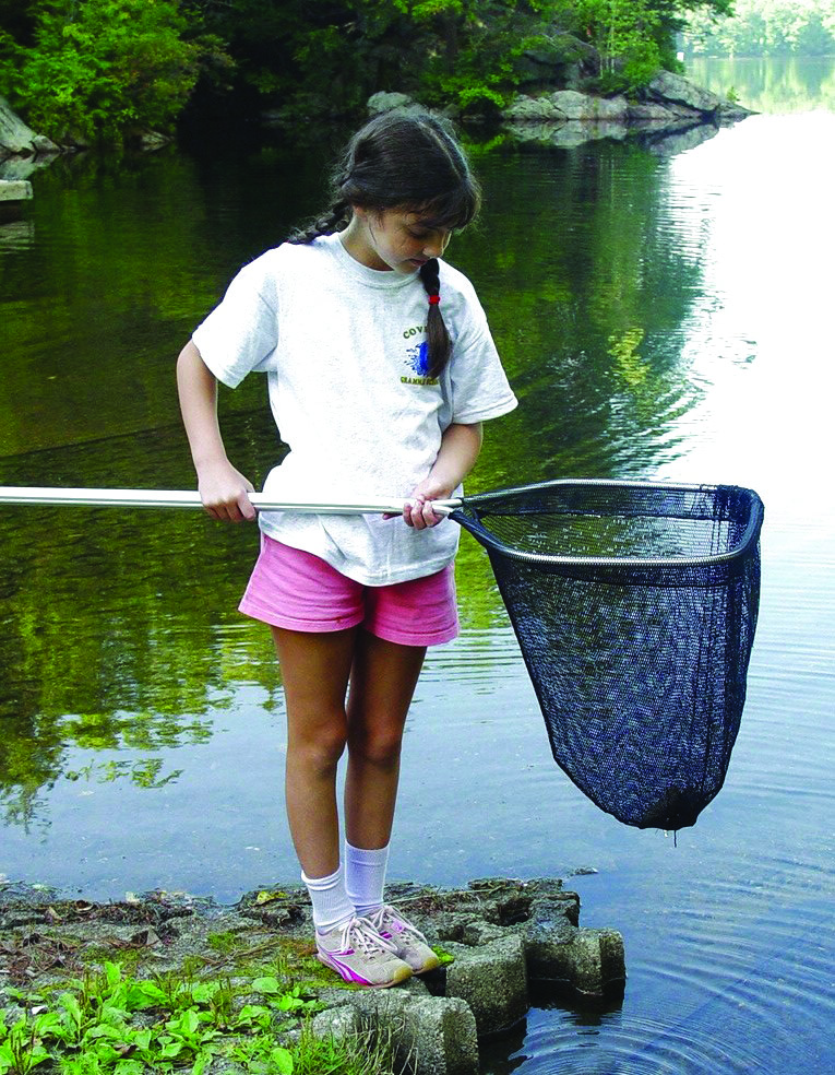 Scoop nets are simple and effective fish-catching tools.