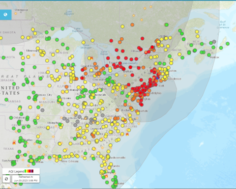 DEEP Forecasts PM2 5 Levels on Saturday will be Unhealthy for Sensitive ...