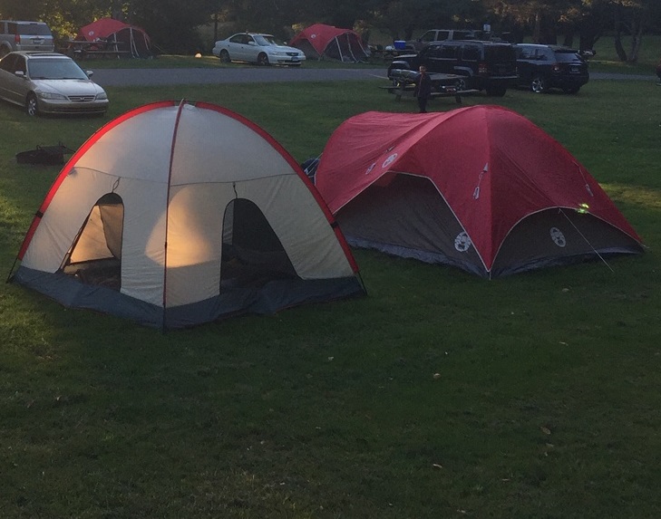 Two Tents at Black Rock Campground