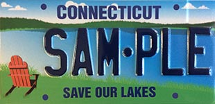 Save Our Lakes Plate image
