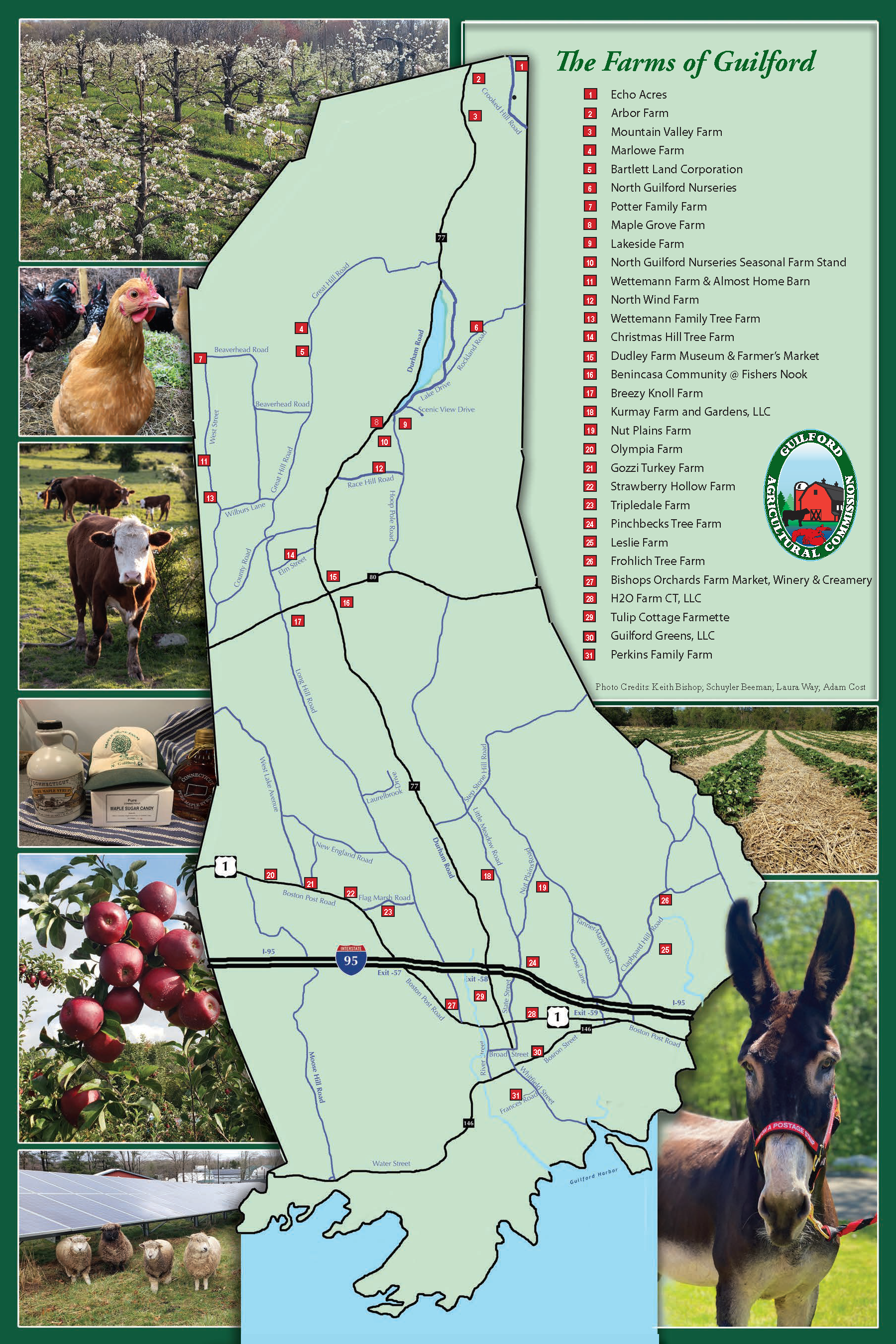 Town Of Guildford Farm Map   Guilford Farm Map Poster Page 2 