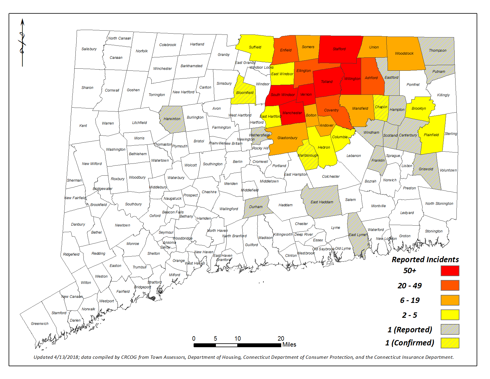 Stafford Ct Gis Map Crumbling Foundations