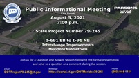 INTERCHANGE IMPROVEMENTS ON I-691 E TO I-91 N, STATE PROJECT #0079-2045