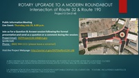 ROTARY UPGRADE TO A MODERN ROUNDABOUT, STATE PROJECT #0134-0148