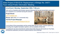 CTDOT VPIM Project 0158-218: Replacement of Bridge No. 04971 - Town of Westport