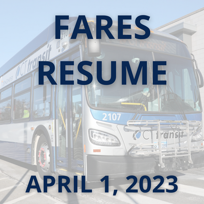 Bus fares in CT resume on April 1, 2023