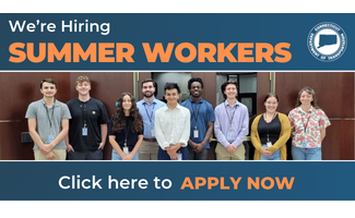 We're hiring summer workers! Click here to apply now.