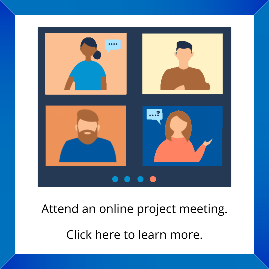 Attend an online project meeting