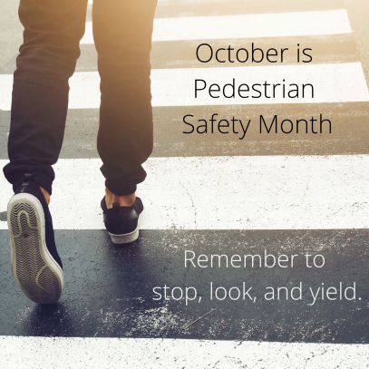 Pedestrian Safety Month Picture