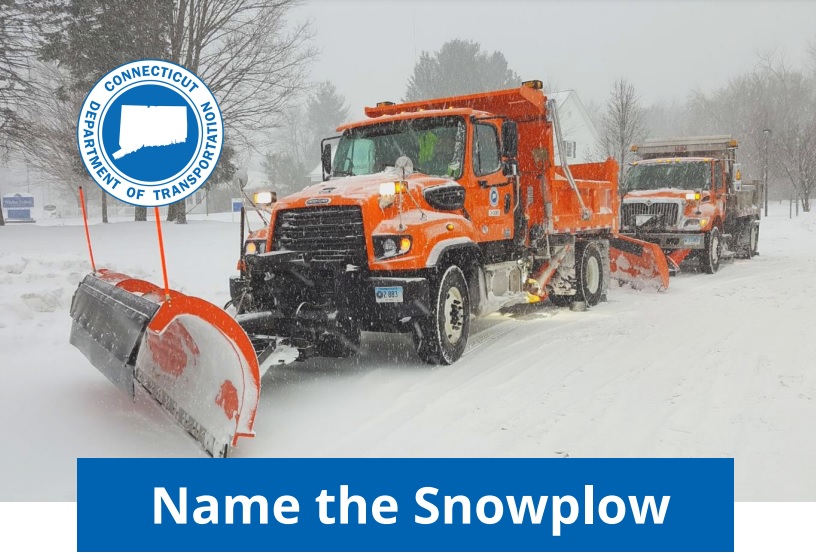 CTDOT Name The Plow Contest Picture with link to Name The Plow video