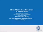 Public Involvement Procedures 2021-2024 DRAFT Statewide Transportation Improvement Program