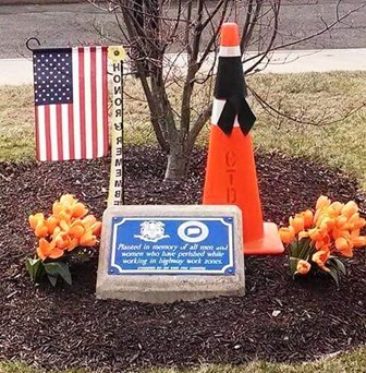 CTDOT Fallen Highway Worker Memorial at Newington HQ