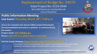 REPLACEMENT OF BRIDGE NO. 04070, STATE PROJECT #0135-0344